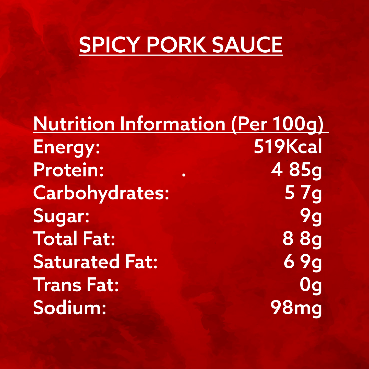 Spicy Pork Sauce